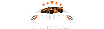 Perez's Auto Truck - White Black Logo